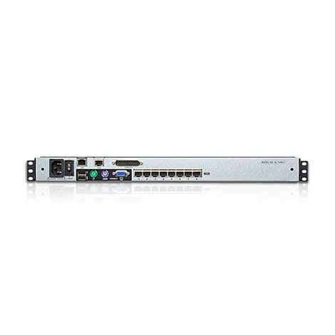 Aten KL1508AIN 1-Local/Remote Share Access 8-Port Multi-Interface Cat 5 Dual Rail LCD KVM over IP switch Aten | 1-Local/Remote S - 3